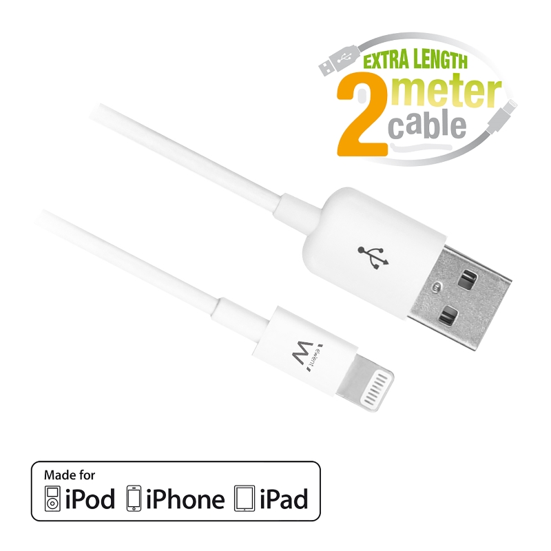 EW9902 | USB-zu-Lightning-Kabel 2 m | Ewent | distributori informatica