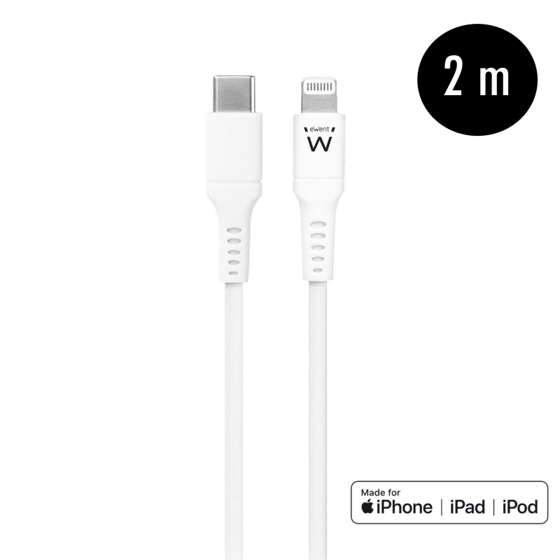 EW9916 | USB-C to Lightning cable, 2m | Ewent | distributori informatica