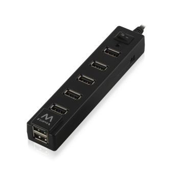 EW1130 | HUB USB 2.0, 7 PORTE CON SWITCH ON/OFF | Ewent | distributori informatica