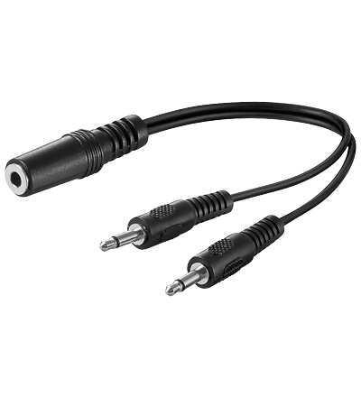 CC-220203-002-N-B | CAVO AUDO JACK 3.5mm A Y | OEM | distributori informatica