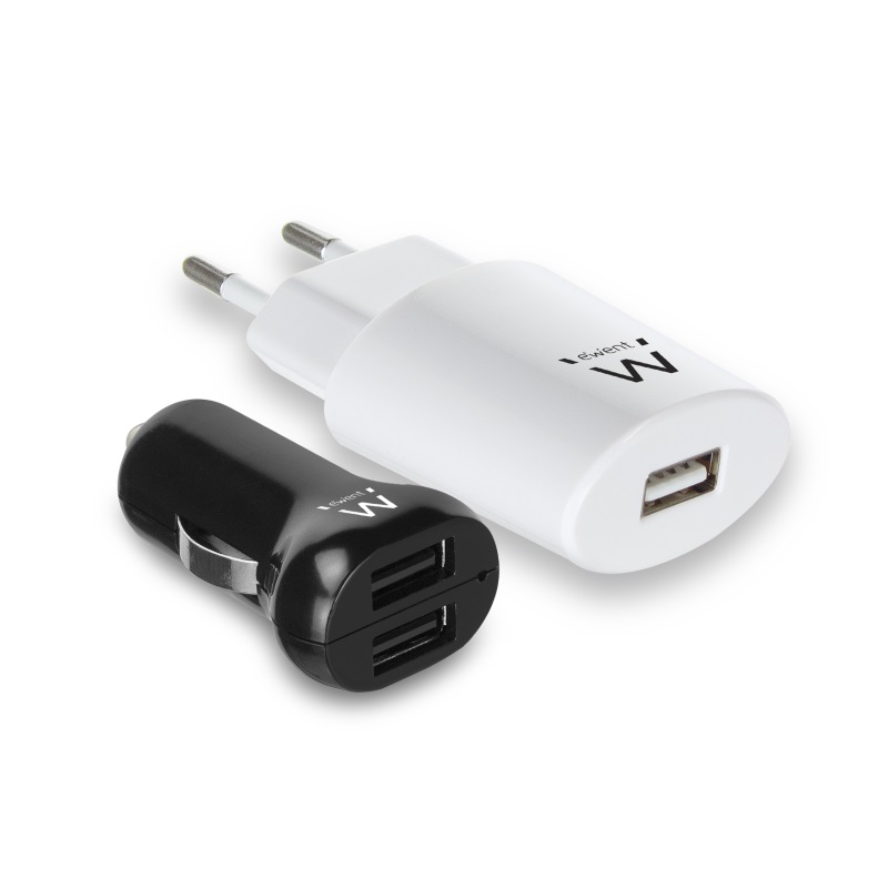 EW1263 | Box 15 USB-Netzladegeräten und 15 USB-Dual-Autoladegeräten | Ewent | distributori informatica
