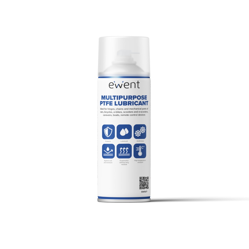 EW5677 | Spray Lubrificante secco anti-frizione al PTFE 400ml | Ewent | distributori informatica