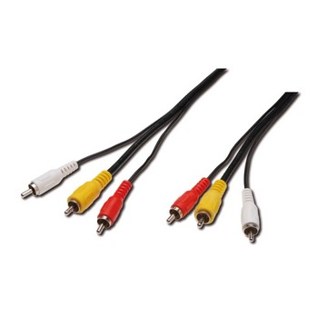 CC-220112-050-N-B | CAVO RCA, 3x RCA AV | OEM | distributori informatica