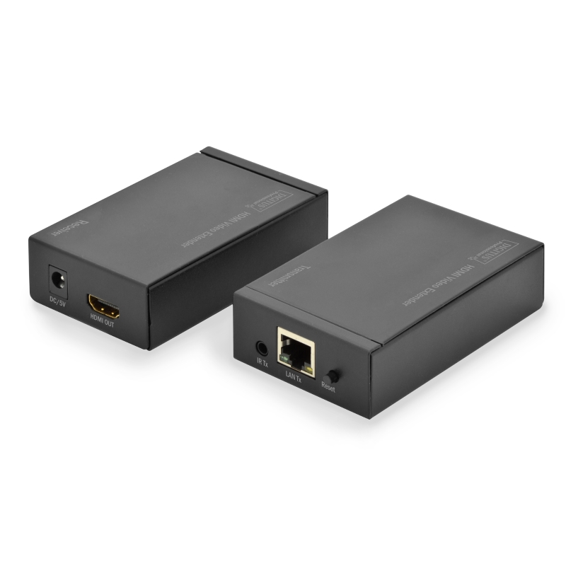 DI-DS-55120 | HDMI VIDEO EXTENDER CAT.5e FINO A 120mt + IR | Digitus | distributori informatica