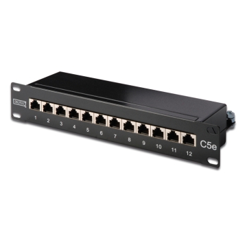 DN-91512S | DIGITUS 10" CAT 5e patch panel, shielded | OEM | distributori informatica