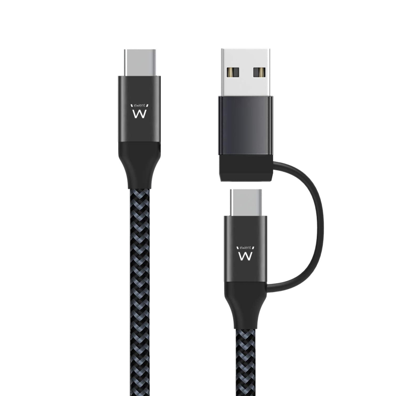 EW9918 | 2-in-1 USB-C Charging Cable | Ewent | distributori informatica