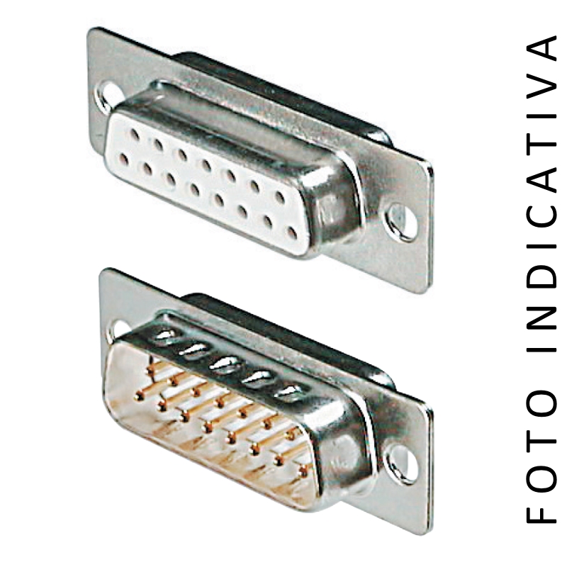 ADF15LL/Z | Conector D-SUB 15 POLOS HEMBRA CONTACTO IMPRESO | C-Industries | distributori informatica