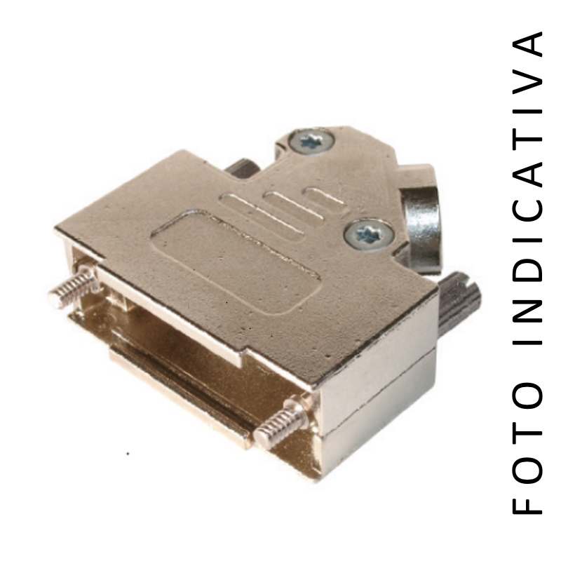 AMET-09RS-45 | CUSTODIA IN METALLO CON VITI LUNGHE FILETTO UNC 4/40  9 POLI | C-Industries | distributori informatica