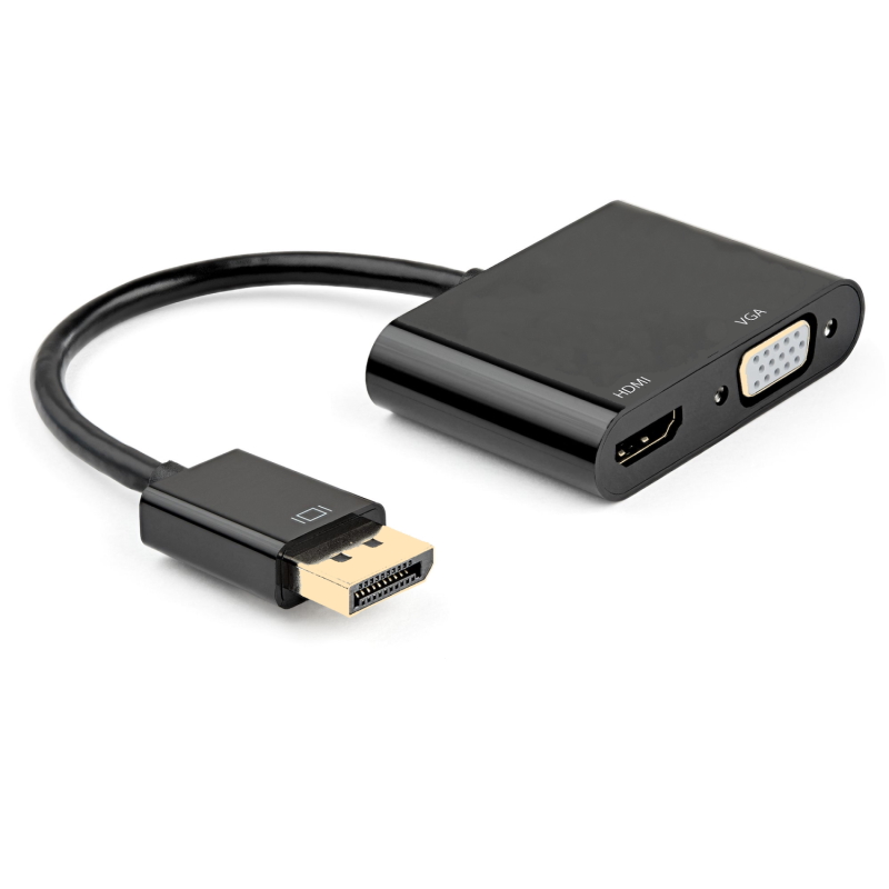 EC1457 | Adaptador Display Porta a monitor dual HDMI 4k y VGA FHD | Ewent | distributori informatica