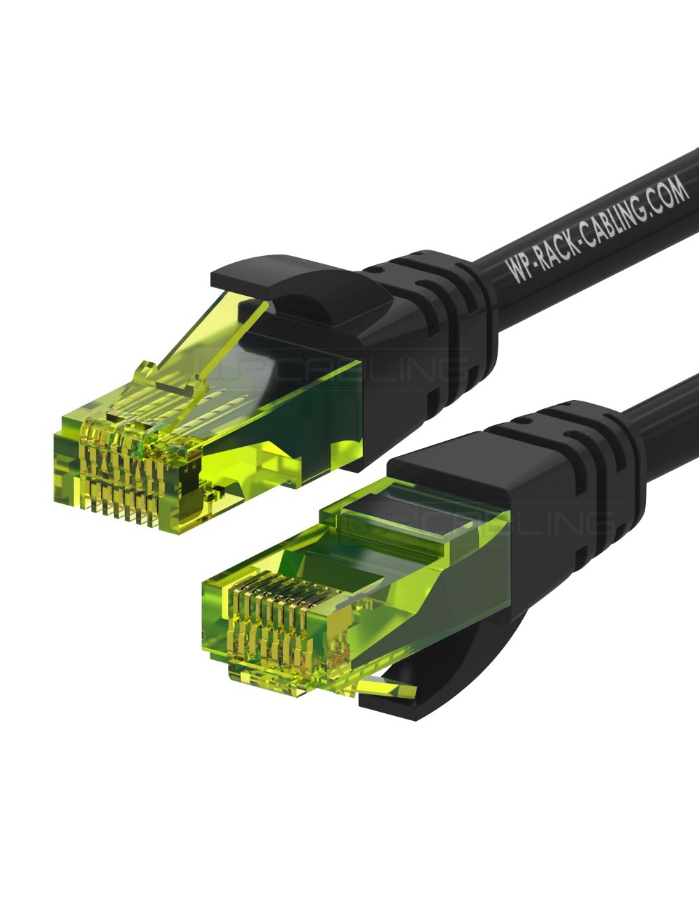 WPCPAT6AU002BL | LATIGUILLOS CAT.6A U-UTP 0,2 M LS0H NEGRO | WP Cabling | distributori informatica