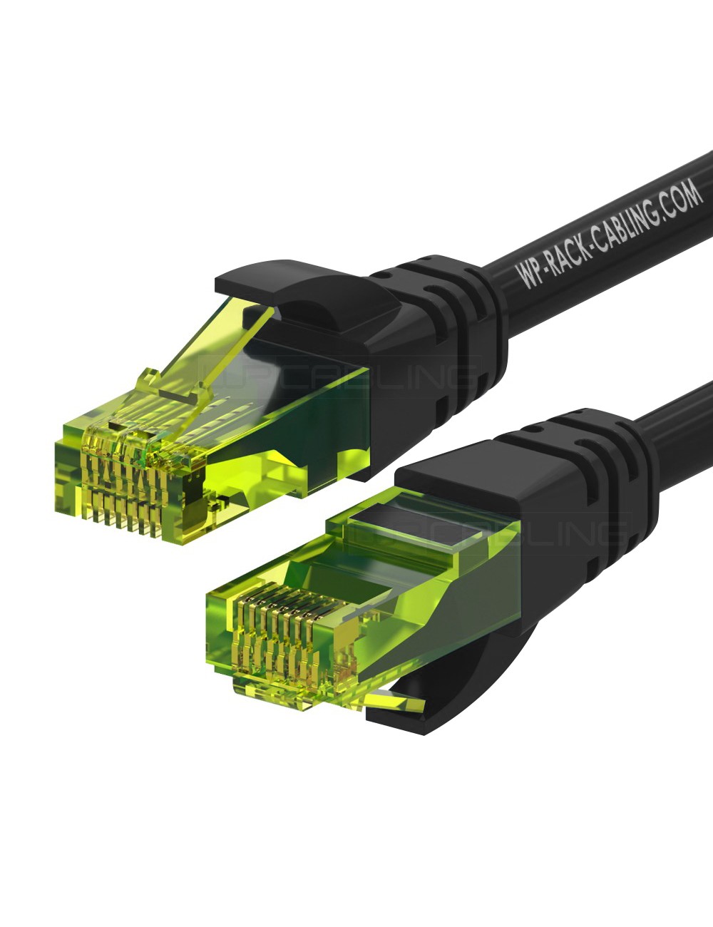 WPC-PAT-6AU002BL | LATIGUILLOS CAT.6A U-UTP 0,2 M LS0H NEGRO | WP Cabling | distributori informatica