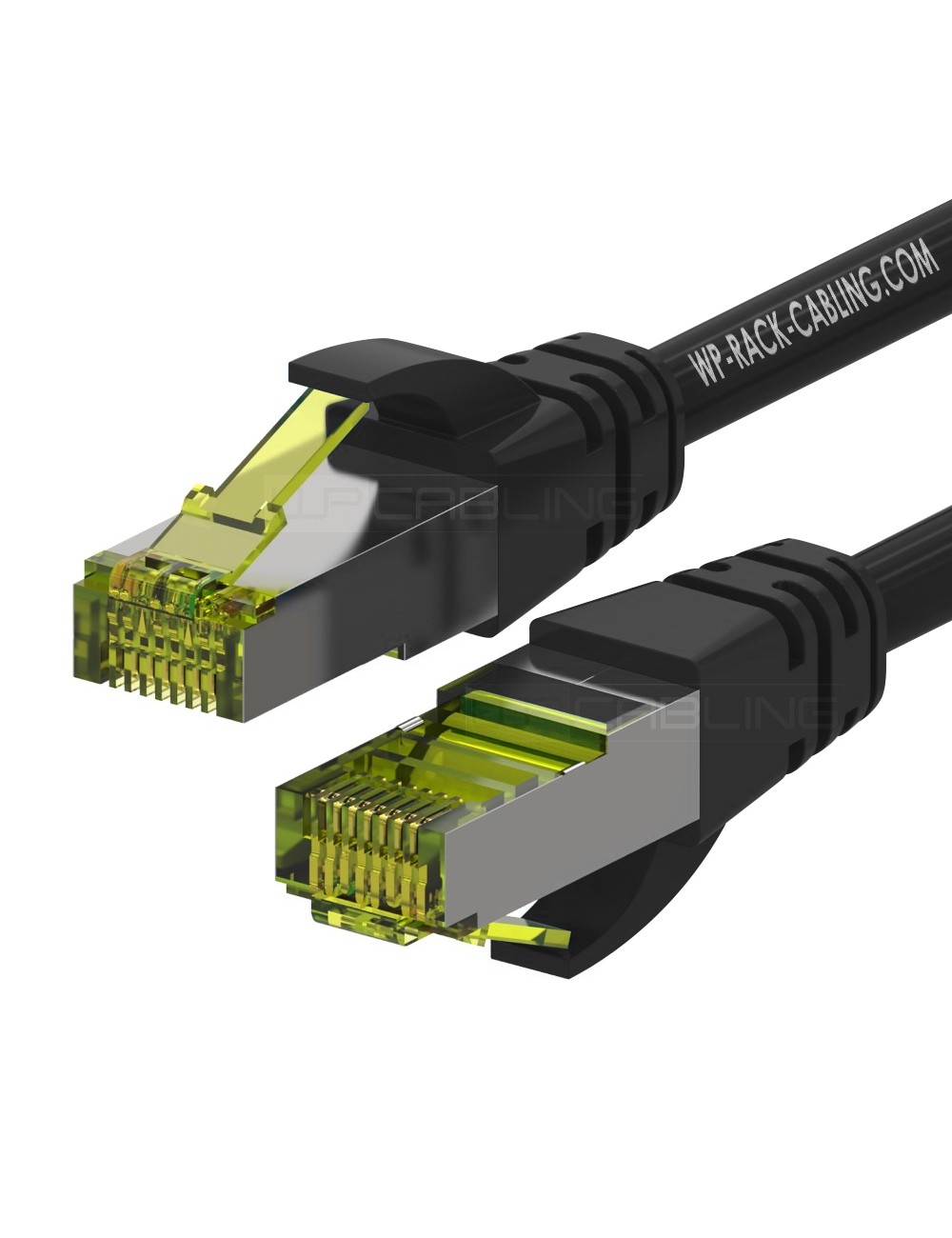 WPC-PAT-6ASF002BL | CABLES DE CONEXIÓN CAT.6A S-FTP 0,2M LS0H NEGRO | WP Cabling | distributori informatica