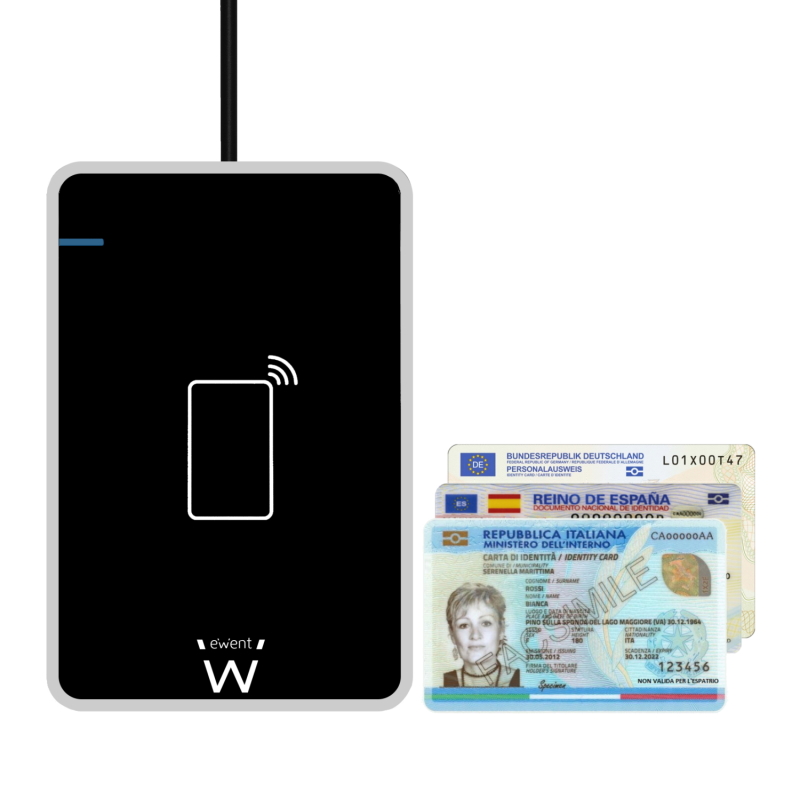 EW1053 | Lectores de tarjetas inteligentes y de identificación sin co | Ewent | distributori informatica