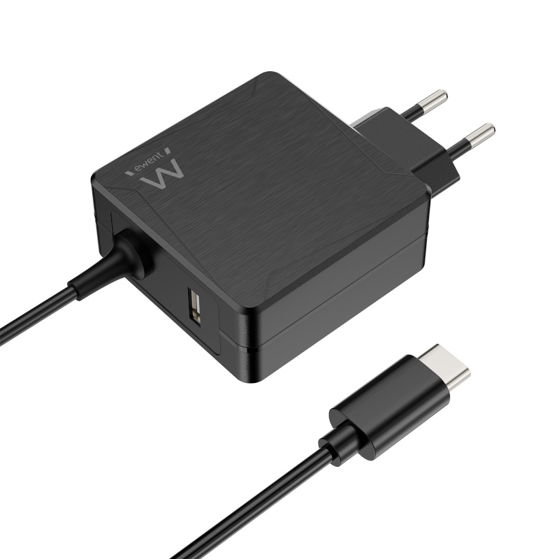 EW3978 | Cargador de pared USB-C con PD de 65W con USB-A adicional | Ewent | distributori informatica