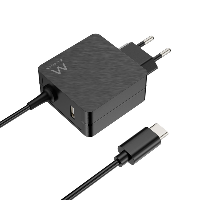 EW3979 | Cargador de pared USB-C de 45W con PD con USB-A adicional | Ewent | distributori informatica