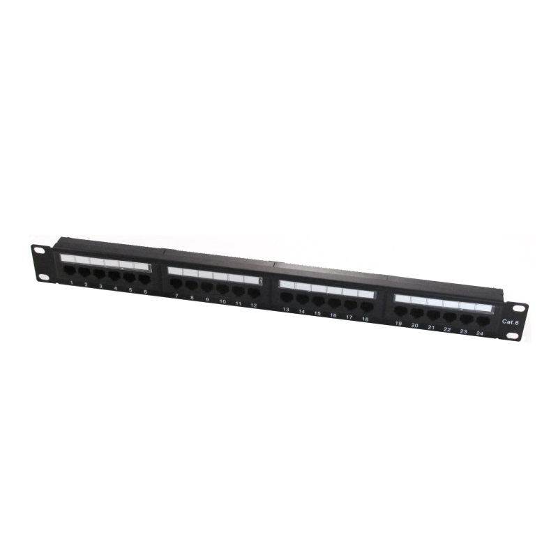 WPCPAN6U24 | PANEL PATCH UTP CAT 6 24 PORTE RJ45, 1U | WP Cabling | distributori informatica