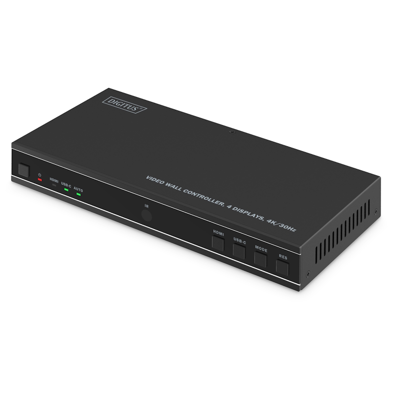 DS-55358 | HDMI Video Wall Controller, 4 Displays 4K/30Hz, HDMI, USB-C | Digitus | distributori informatica