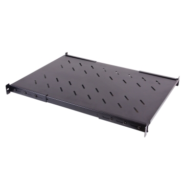 WPNAFSS241100B | 1.000mm ESTANTE FIJO DE BASTIDOR RSA NEGRO, PROF. 650mm | WP Rack | distributori informatica