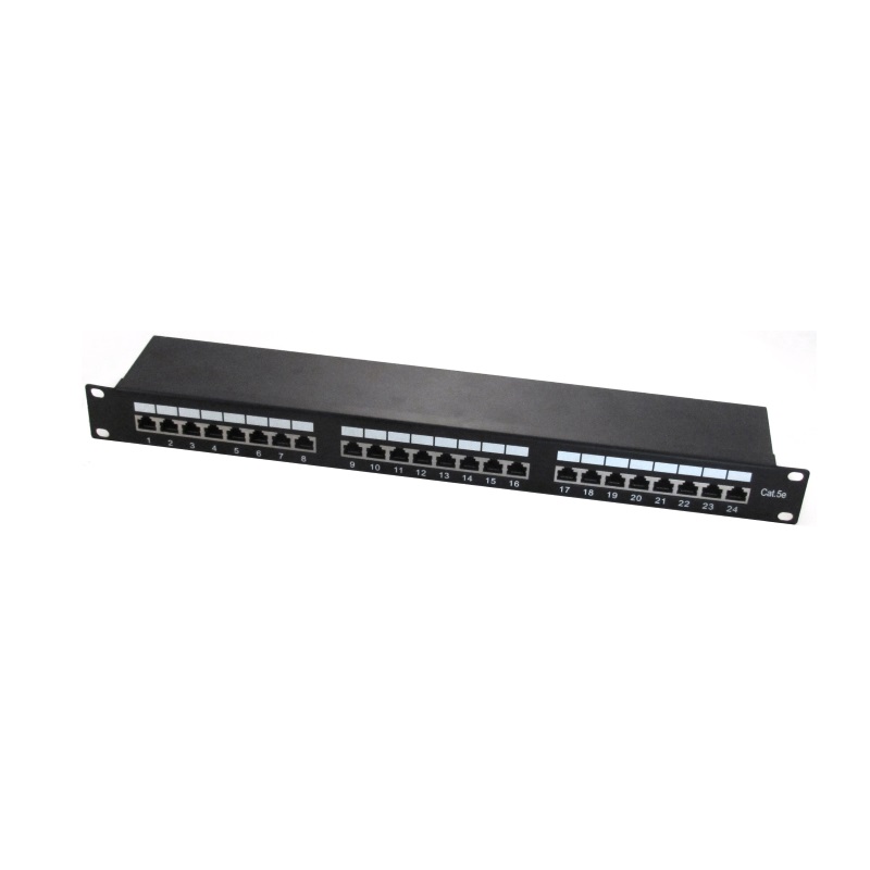 WPC-PAN-5F-24 | PANEL PATCH FTP CAT 5e 24 PORTE RJ45, 1U | WP Cabling | distributori informatica