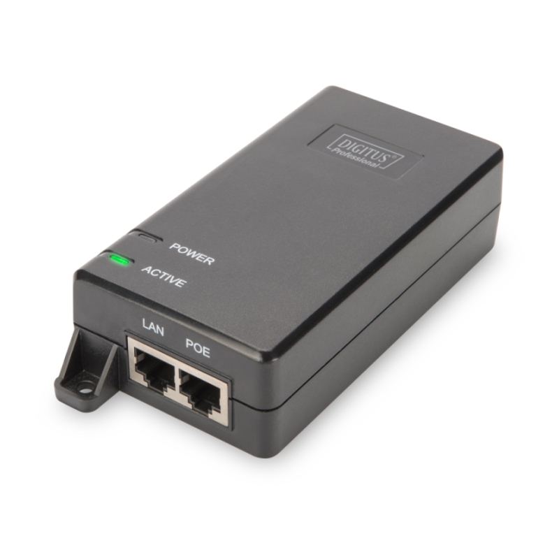 DN-95103-2 | INIETTORE PoE+ GIGABIT ETHERNET 48V 30W | Digitus | distributori informatica