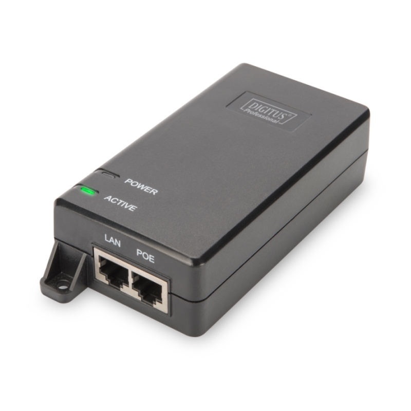 DI-DN-95103-2 | INIETTORE PoE+ GIGABIT ETHERNET 48V 30W | Digitus | distributori informatica