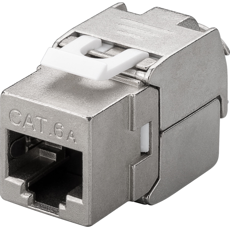 WPC-KEY-6AS-TL | MÓDULO KEYSTONE CAT 6A 180 &#176;, BLINDADO, 500 MHz TOOL LE | WP Cabling | distributori informatica