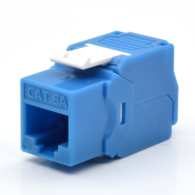 WPC-KEY-6AUP-TL/B | Presa Keystone Cat.6a UTP, Toolless, Colore Blu | WP Cabling | distributori informatica