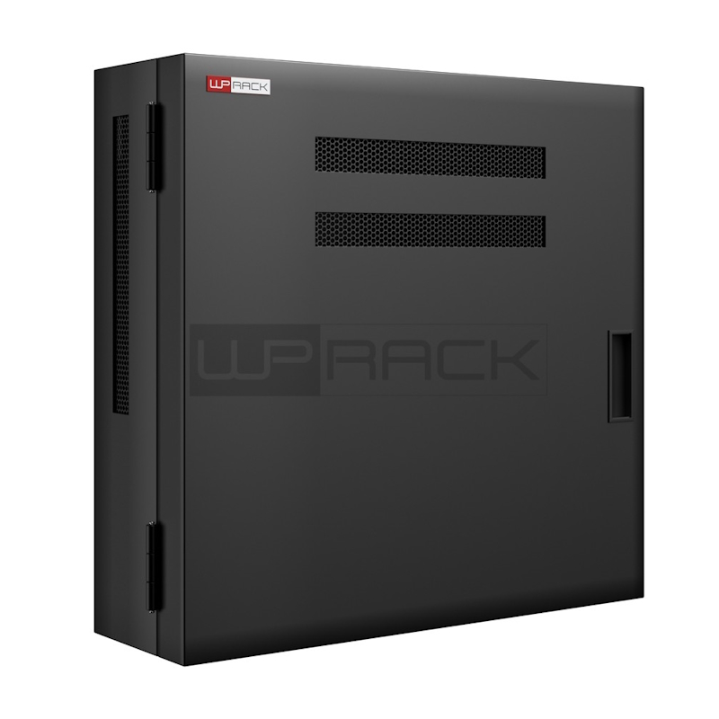 WPN-RWV-76206-B | 19" VERTICAL RACK CABINET RWV SERIES 7+1U BLACK DEPTH 200mm | WP Rack | distributori informatica