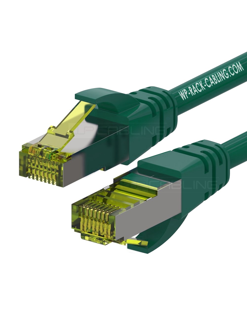 WPC-PAT-6ASF002G | CABLES DE CONEXIÓN CAT.6A S-FTP 0,2M LS0H VERDE | WP Cabling | distributori informatica
