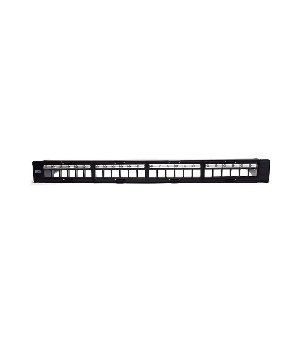 WPC-PAN-BSP24 | PATCH PANEL EN BLANCO MODULAR PARA 24 MÓDULOS DE KEYSTONE | WP Rack | distributori informatica