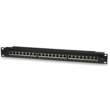 WPC-PAN-6F-24 | PATCH PANEL FTP 24 POSTI RJ45 CAT. 6 | WP Cabling | distributori informatica