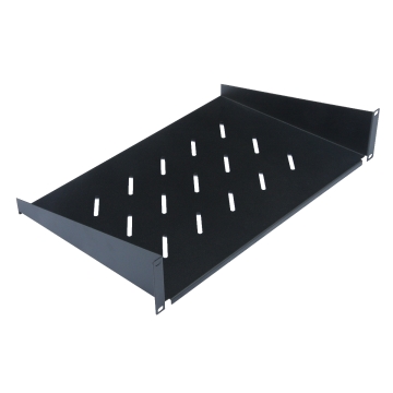 WPN-AFS-21030-B | RIPIANO FISSO 1U PROF. 300 MM NERO RAL9005, 2 P. AGGANCIO | WP Rack | distributori informatica