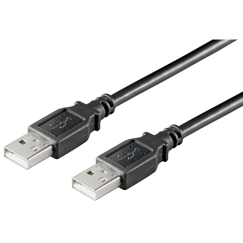 EC1024 | CAVO USB 2.0 A/A M/M 1.8 mt NERO; polybag | Ewent | distributori informatica