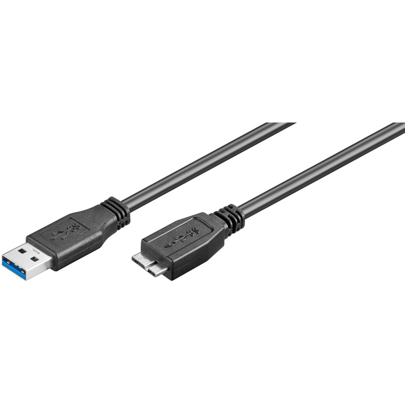 EC1016 | CAVO USB 3.0 A/Micro B M/M 1.8mt NERO | Ewent | distributori informatica