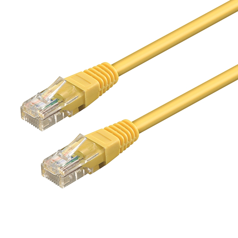 WPC-PAT-5U020Y | CAVO PATCH CAT.5E U/UTP 2.0m GIALLO | WP Cabling | distributori informatica