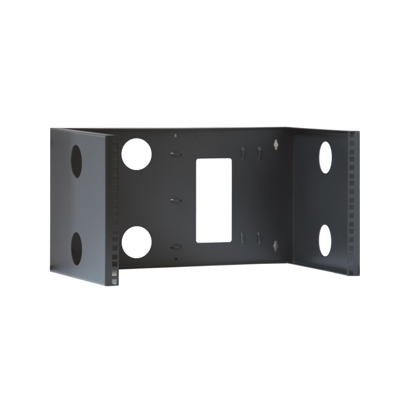 WPN-ROA-04603-BU | OPEN FRAME WALL MOUNT RACK 19" 4U NERO RAL 9005 | WP Rack | distributori informatica