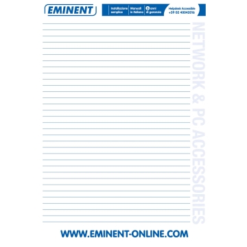 CMK-POS-EMBLOCK | BLOCCO A4 - EMINENT | Eminent | distributori informatica