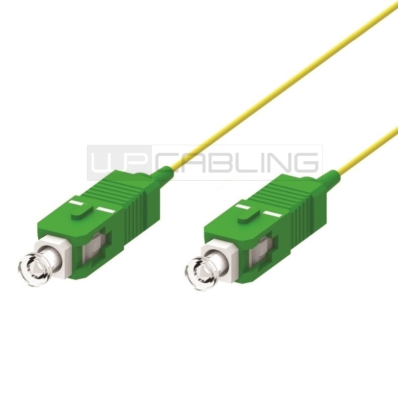 WPC-FP0-S9SCASCA-005 | Bretella fibra ottica monomodale simplex, SC/APC-SC/APC 0.5m | WP Cabling | distributori informatica