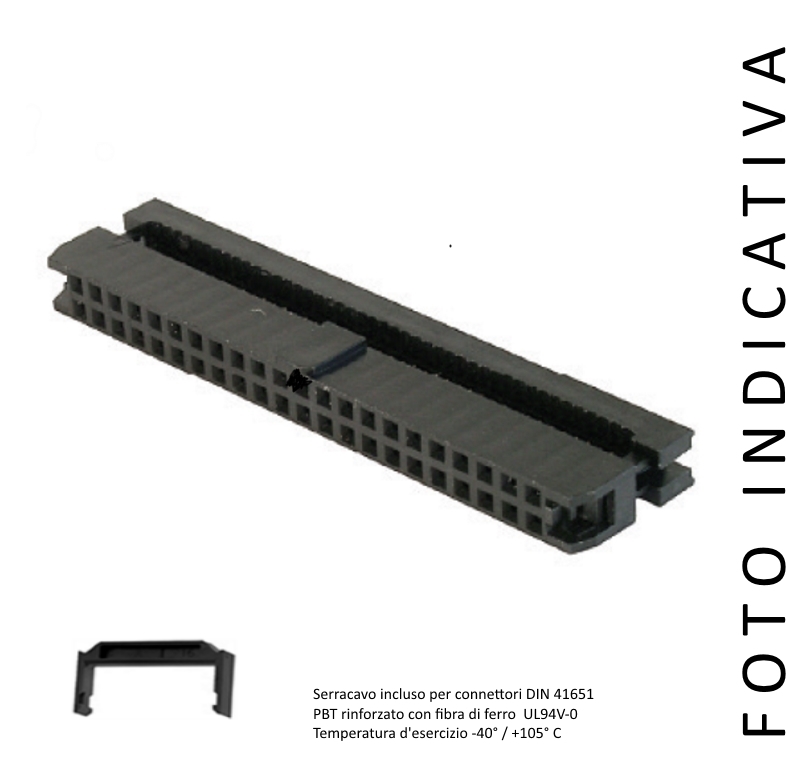 AWP40/TB | CONNETTORE FEMMINA A CRIMPARE C.PIATTO 40 POLI ,CHINA | C-Industries | distributori informatica