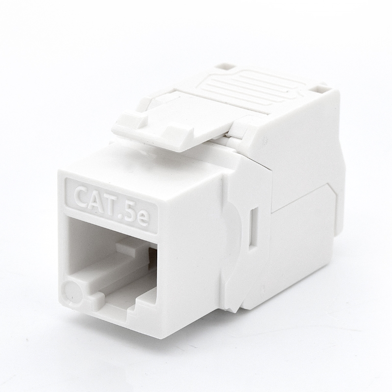 WPCKEY5UPTLW | Presa Keystone Cat.5E UTP, Toolless, Colore Bianco | WP Cabling | distributori informatica