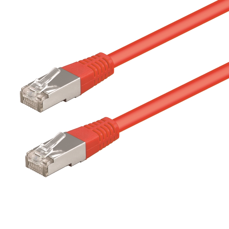 WPC-PAT-5F005R | CAVO PATCH CAT.5E F/UTP 0.5m ROSSO | WP Cabling | distributori informatica