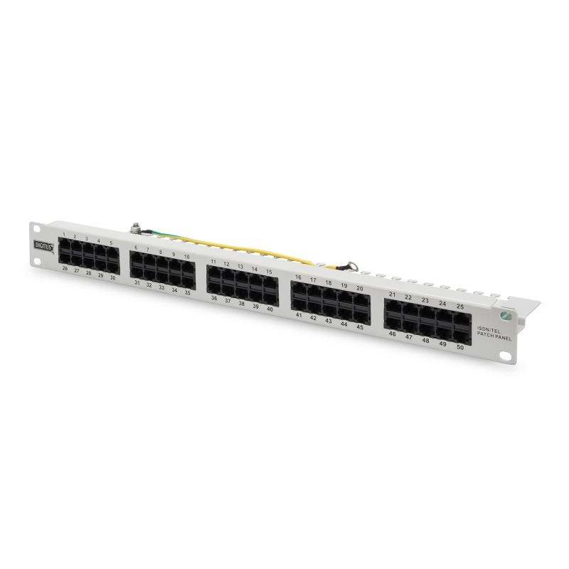 DN-91350 | PATCH PANEL CAT.3 ISDN 50 PORTE | Digitus | distributori informatica