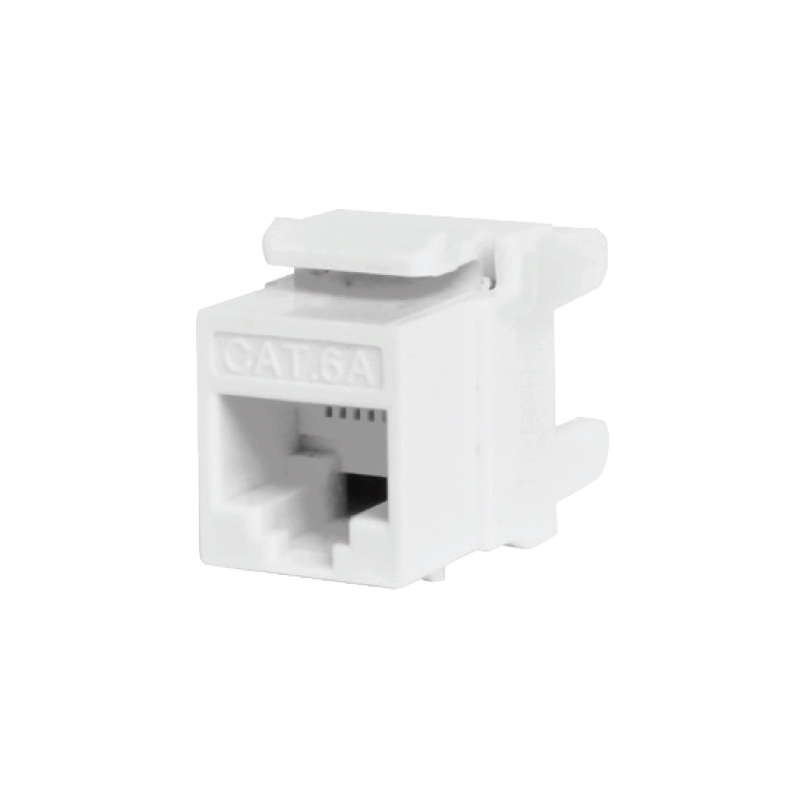 WPC-KEY-6AU-180/WH | Presa Keystone RJ45 CAT 6A UTP 180&#176;, Bianco | WP Cabling | distributori informatica