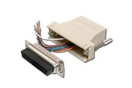 AT-23055 | Adattatore Modulare DSUB 25P femmina / RJ45 8P femmina | OEM | distributori informatica