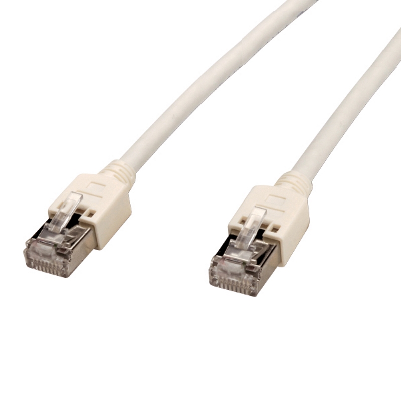 Cavo Rete Lan Ethernet RJ45 Cat.6 SSTP Patch schermato - 2 Metri Grigio