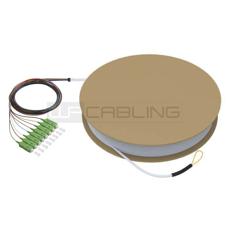 WPC-FTH-89SCA-500 | Cavo ottico CATV preterminato SC/APC a 8 fibre da 50 metri | WP Cabling | distributori informatica